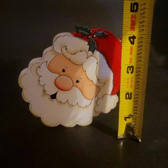 Wooden Hand Painted Santa Ornament - Picture 5 of 5